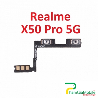 Dây Cáp Âm Lượng OPPO Realme X50 Pro 5G RMX2075 RMX2071 RMX2076 Âm Lượng Power & Volume Button Flex Cable